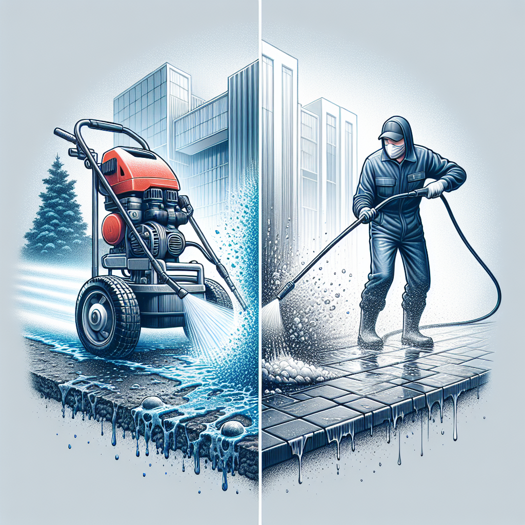 pressure washing vs surface cleaning