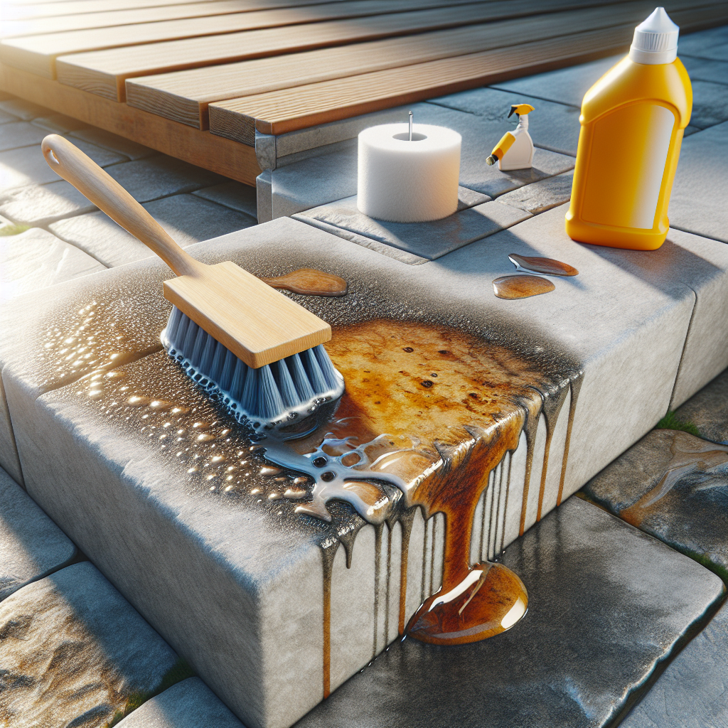 how to remove oil stains from concrete