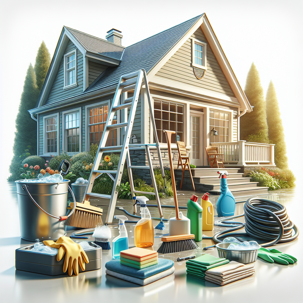exterior cleaning checklist