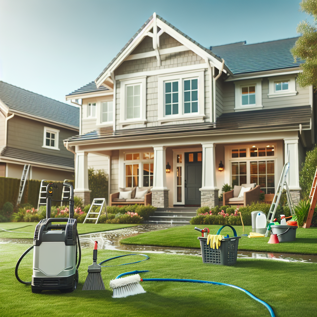 preparing your home for exterior cleaning