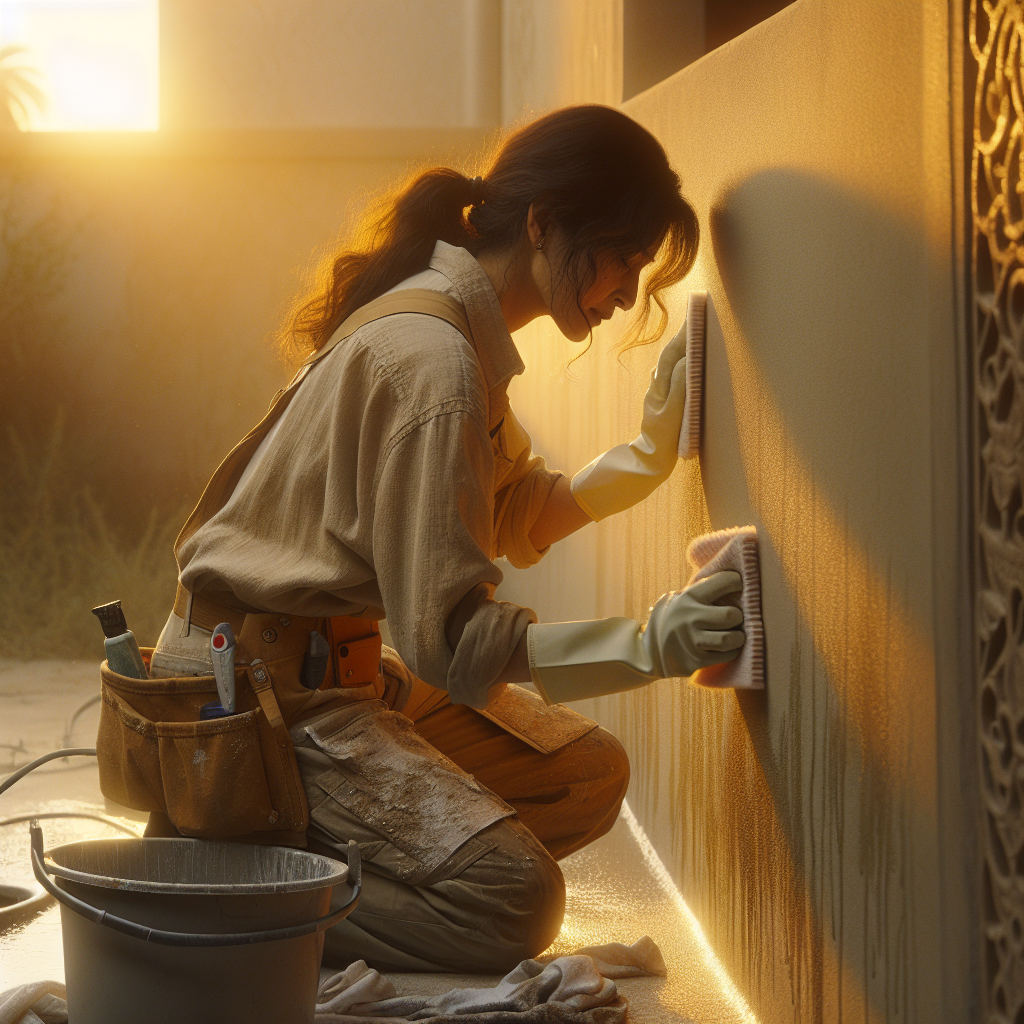 best practices for cleaning stucco